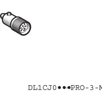 Schneider Electric Kleinlampe BA9s 48V rt Röhre DL1CJ0484