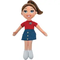 Samson & Marie teddypuppe Marie junior 30 cm Plüsch rot/blau