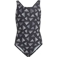 Adidas LOGO SWIMSUIT 000 BLACK/WHITE
