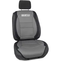 Sparco SPCS424GR Universal Auto Sitzbezüge Polyester PVC Grau Vorne