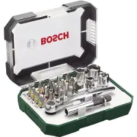 Bosch Accesorios Satz Bits Und Stecknüsse 26 Stücke