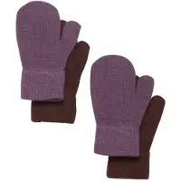 CeLaVi Fäustlinge - Wolle/Nylon - 2er-Pack - Mondlandschaft - - 3-6 Jahre - Handschuhe/Fäustlinge