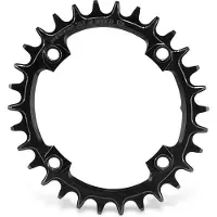 Garbaruk Shimano Symmetrical 96 Bcd Oval Chainring Silber 38t