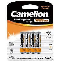 Camelion NH-AAA1000BP4, Wiederaufladbarer Akku, AAA, Nickel-Metallhydrid (NiMH), 1,2 V, 4 Stück(e), 1000 mAh