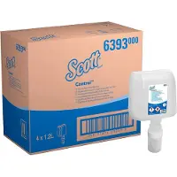 SCOTT Handdesinfektionsschaum Scott CONTROL, bakterizid/fungizid/levurozid, farblos, 4 x 1,2 l in Vor...