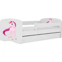 Kärkkäinen Bett babydreams weiß einhorn mit schublade matratze 140/70
