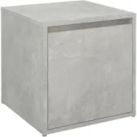 vidaXL Schubladenbox Betongrau 40,5x40x40 cm Holzwerkstoff