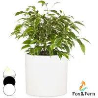 Fox & Fern Gendt Pflanztopf Übertopf Faserstein In/OutdoorWeiß