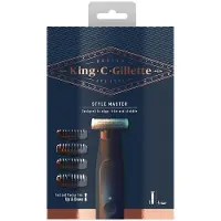 King C Gillette Kurzbartschneider Bartpflege Style Master 4 D Klinge kabellos praktisch leicht und präzise schneiden