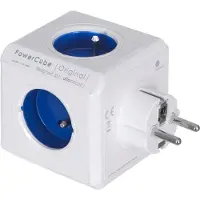 Allocacoc PowerCube Original Type E, 5 AC-Ausgänge, Indoor, Typ E, Blau, CE, 16 A