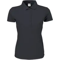 Tee Jays 145 | Damen Luxury Stretch Poloshirt - Farbe: Dark Grey (Solid) - Größe: S