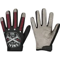 O'Neal Mayhem Nanofront Piston Schwarz Rot Weiß Motocross Handschuhe Größe M