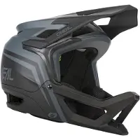 O'Neal Fullface Helm Transition Flash , Grau Schwarz, L