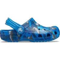 Crocs Preschool Classic Shark Clog Clogs Blau - Jungen, Größe:19-20