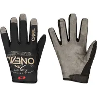 O'Neal Mayhem Nanofront Dirt Schwarz Beige Motocross Handschuhe Größe S