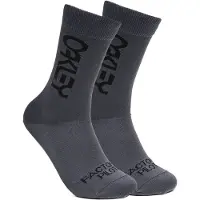 Oakley Factory Pilot MTB Socks Forged Iron M Fahrradsocken