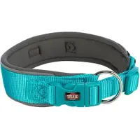 Trixie Premium Halsband Hond Extra Breed Oceaan Blauw / Grafiet Grijs