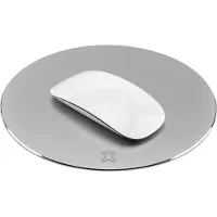 Xtrememac Round Aluminum Mouse Pad Silver