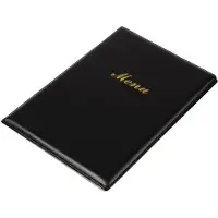 Olympia Speisekarte PVC schwarz A4