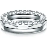 Eastside Ring Damen Edelstahl silber, 60 640875-0001-00600