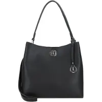 L.credi Schultertasche Umhängetasche Filippa Hobo Black schwarz