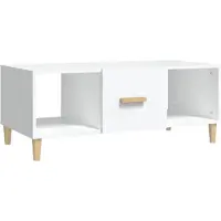 vidaXL Couchtisch Weiß 102x50x40 cm Holzwerkstoff