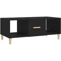 vidaXL Couchtisch Schwarz 102x50x40 cm Holzwerkstoff