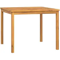 vidaXL Garten-Esstisch 90x90x74 cm Massivholz Akazie