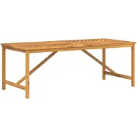 vidaXL Garten-Esstisch 200x90x74 cm Massivholz Akazie