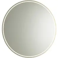 QAZQA Moderner Badezimmerspiegel 80 cm inkl. LED und Touchdimmer - Sebas
