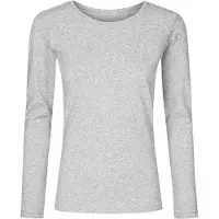 Promodoro Damen X.O T-Shirt langarm 1565 heather grey 3XL