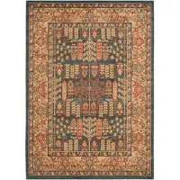 Safavieh | Teppich Marco Blauw Kunstvezel 180x120 cm | NADUVI