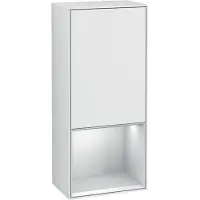 Villeroy & Boch V&B Seitenschrank FINION 418x936x270mm Ans L Regal wh ma glos. wh