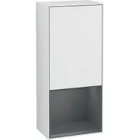 Villeroy & Boch V&B Seitenschrank FINION 418x936x270mm Ans r Regal anthr. ma gls