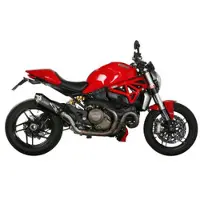 MIVV Delta Race Auspuffsystem mit EG-BE S/O BL - MONSTER 1200 14-16