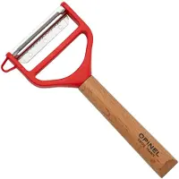 Opinel T-Duo Peeler 002433 Red Wood Sparschäler