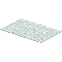 Duravit Glaseinleger DuraSquare 116,4x38cm, Sicherheitsglas, Cubic line