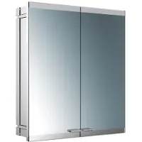 Emco asis evo Lichtspiegelschrank, Unterputzmodell, 2 Türen, 600 mm