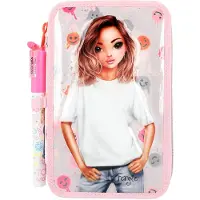 TOPModel Federtasche Triple HAPPY TOGETHER, mit 3 Taschen für Stifte und Zubehör, ab 6 Jahren,, Depesche