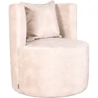 Label51 Sessel Evy 65x65x75 cm - Natur - Velours