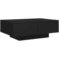 vidaXL Couchtisch Schwarz 90x60x31 cm Holzwerkstoff