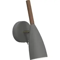Nordlux Wandleuchte Pure, grau, IP20, 78271011