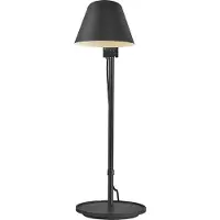Nordlux Stay Long Table, Schwarz, Metall, Schlafzimmer, Homeoffice, Wohnzimmer, Schwarz, IP20, E27