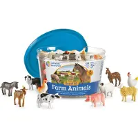 Learning Resources Learning Resource Figurenfarm – 60-teiliges Set (LER0810)