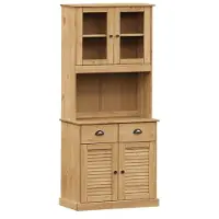 vidaXL Highboard VIGO 78x40x175 cm Massivholz Kiefer