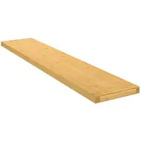 vidaXL - Wandregal - 100x20x4 - cm - Bambus