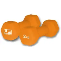 Ufe Sechseckige, mit Neopren überzogene Hanteln (x2)