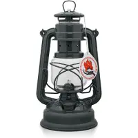 Feuerhand Sturmlaterne Anthrazit- grau