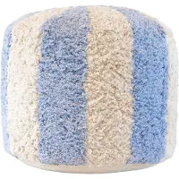 KidsDepot Circus poef blue Ø45cm H39cm 50311456