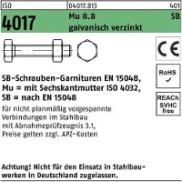 Bufab Sechskantschraube ISO 4017 VG M 10 x 25 8.8 galvanisch verzinkt SB